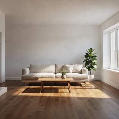 Restored home interior