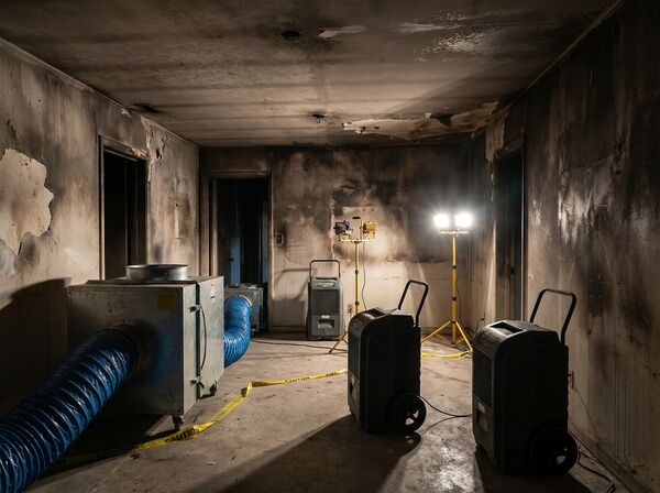 Fire damage restoration